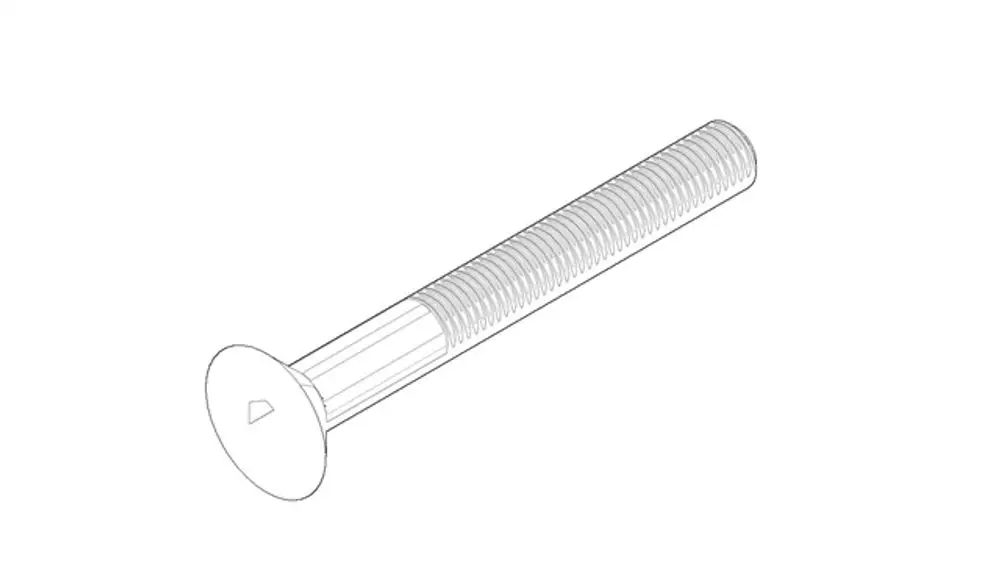 DORNBRACHT Befestigung Senkschraube ERSATZTEILE 093030164 M4 x 35 mm, 09303016490 Galeriebild 1